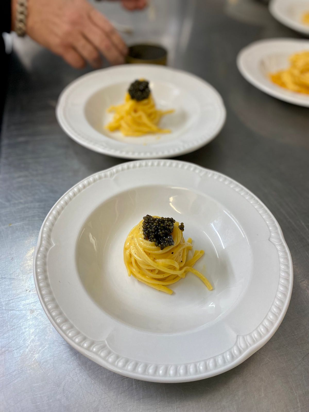 RECIPE | Sean Connolly’s Caviar and Egg Yolk Linguine