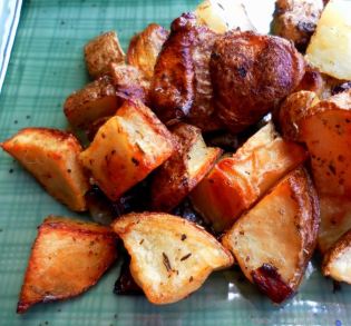 Herb and Garlic Roasted Potatoes