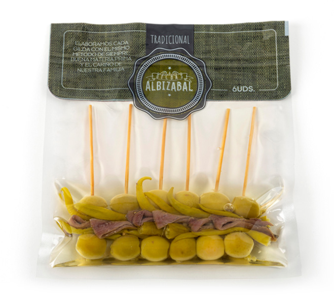 Gildas Albizabal Anchovy Gildas 6p Bag