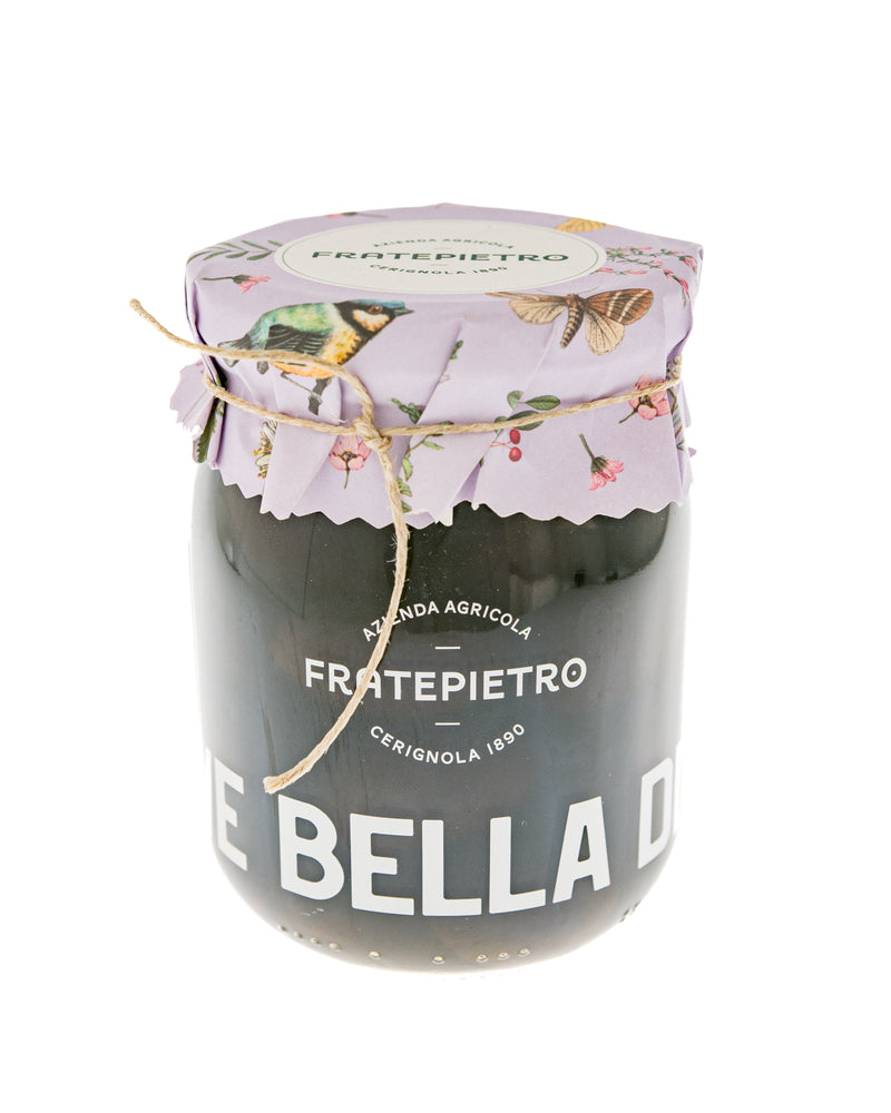 Fratepietro Black Cerignola Olives Jar 550g