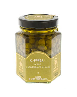 Capers EVOO glass jar 100g