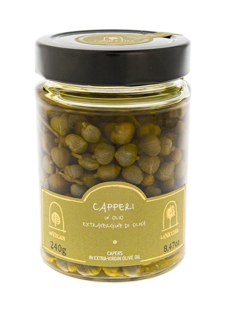 Capers in Extra Virgin Olive Oil – 240g