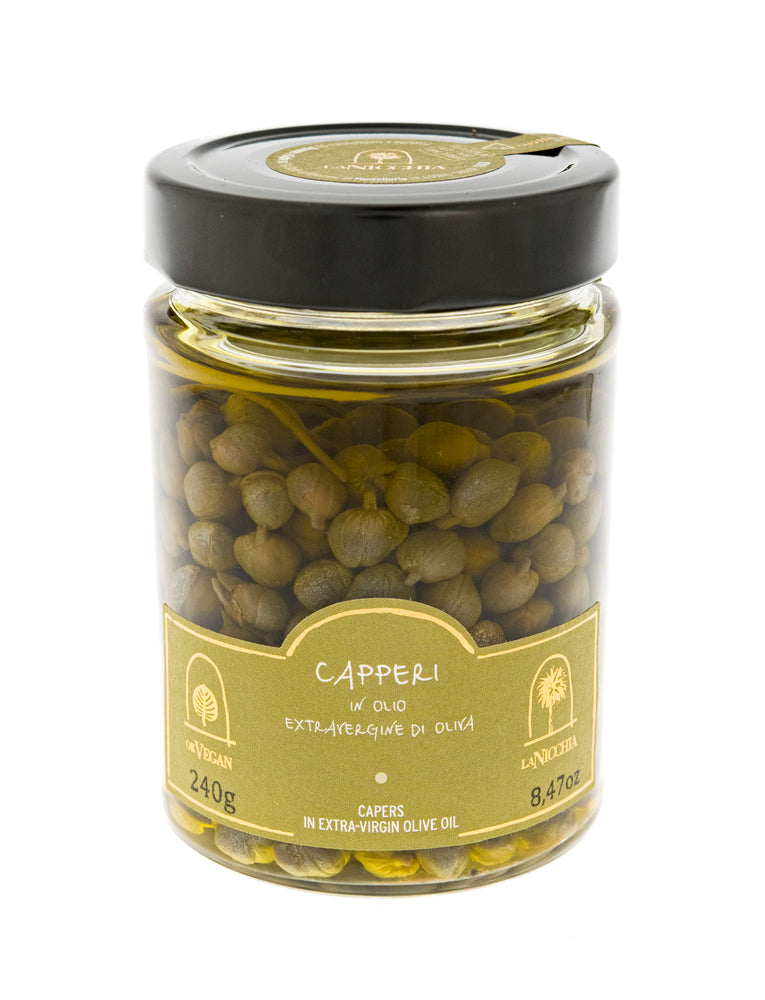 Capers EVOO glass jar 240g