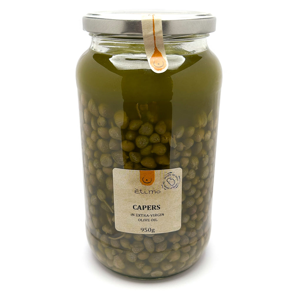 Capers in Extra Virgin Olive Oil – 950g