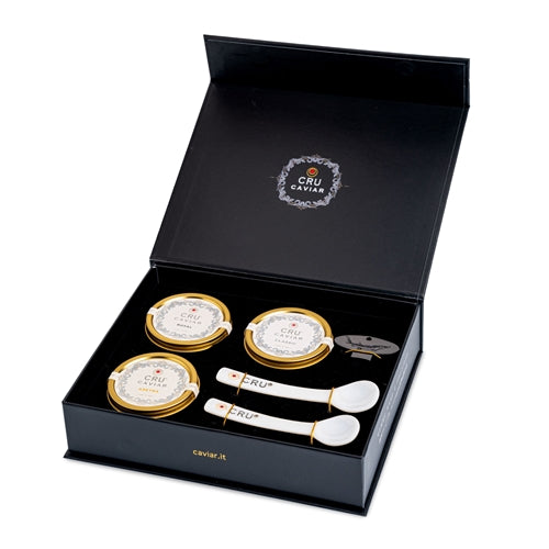 CRU Caviar Gift Set