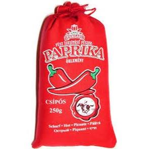 Paprika Bag Hot 250g