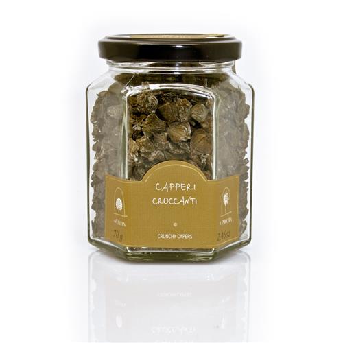 Crunchy caper glass jar 70g