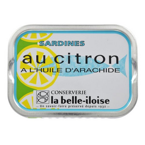 La Belle Sardines Lemon & Peanut Oil 115g